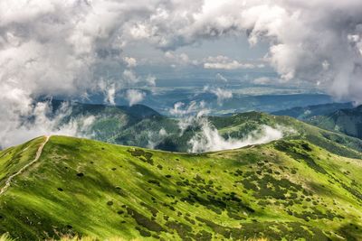 Scenic view of landscape against sky