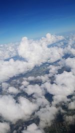 Low angle view of clouds in sky