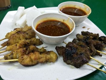 Close-up of food in plate