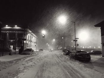 Street light at night