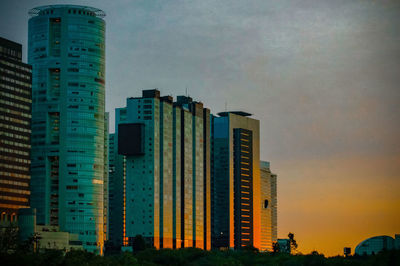 Modern buildings in city