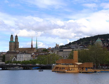 River with buildings in background