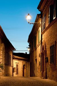 Narrow alley in old town