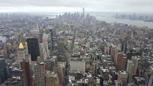 Aerial view of city