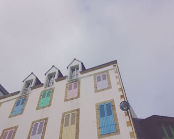 Low angle view of built structure against sky