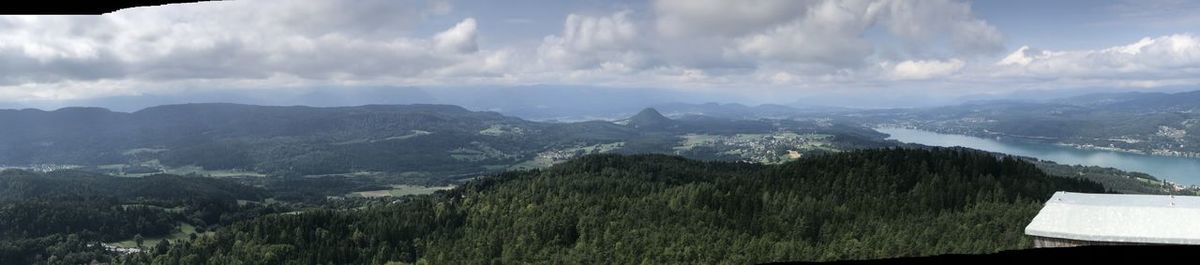 Panoramic view of landscape against sky