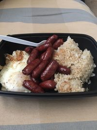 Close-up of food in plate