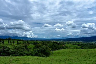 Scenic view of landscape against sky