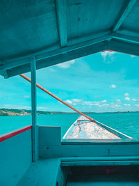 Scenic view of sea against blue sky
perahu ojek
padang
kab.kepulauan selayar
tanggal 12/11/2020