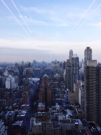 Aerial view of city