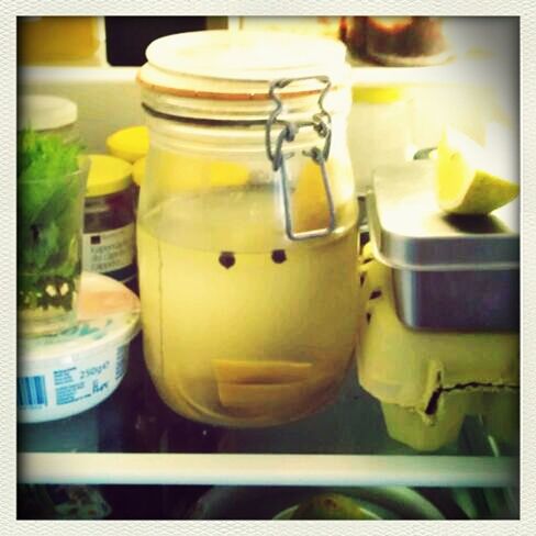 Sad face in a pickle