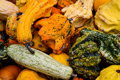 Full frame shot of fruits at market