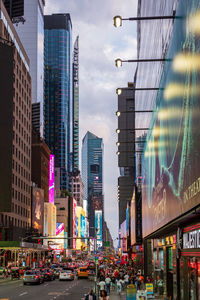 Skyscrapers in city