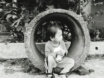 Girl in playground