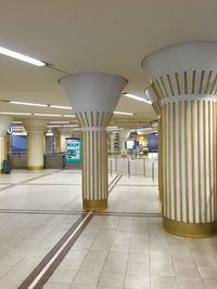 Empty corridor of building