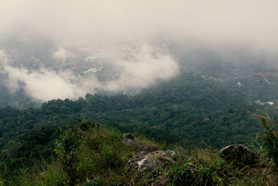 Scenic view of landscape against sky