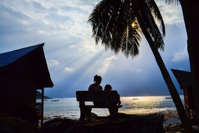 People relaxing on landscape