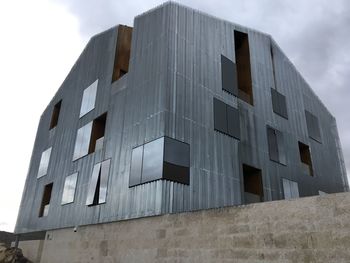 Low angle view of building against sky