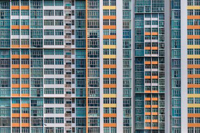 Low angle view of buildings in city