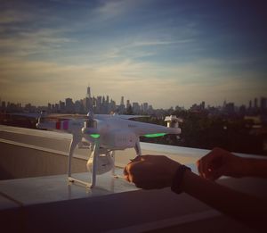 Cropped image of cityscape