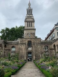 Bombed church in london