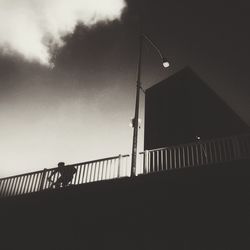 Low angle view of built structure against sky