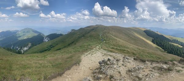 Panoramic view of landscape against sky