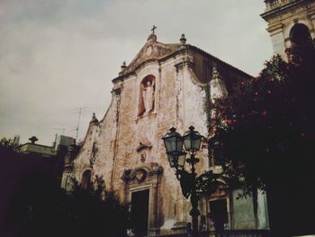 Low angle view of building against sky