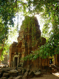 Low angle view of old building