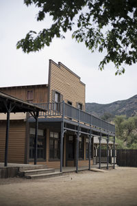 Exterior of building against clear sky