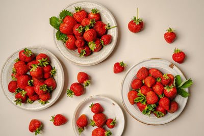 Full frame shot of strawberries
