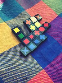 Close-up of multi colored objects