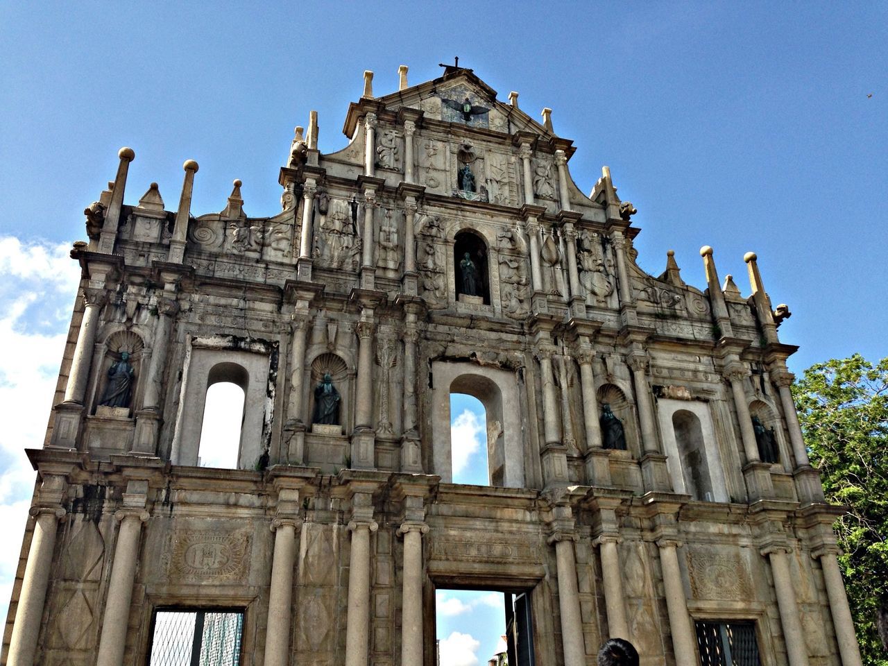 architecture, low angle view, built structure, building exterior, history, famous place, travel destinations, clear sky, tourism, travel, religion, old, sky, architectural column, the past, blue, international landmark, arch, place of worship