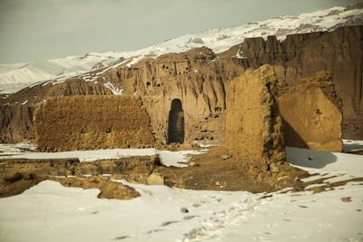 Scenic view of rock formations