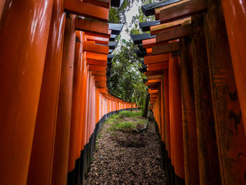 Footpath leading towards temple outside building