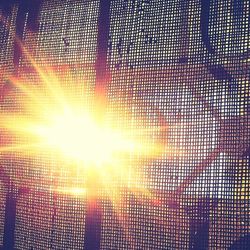 Full frame shot of bright sun