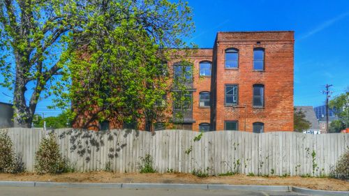 Built structure against blue sky