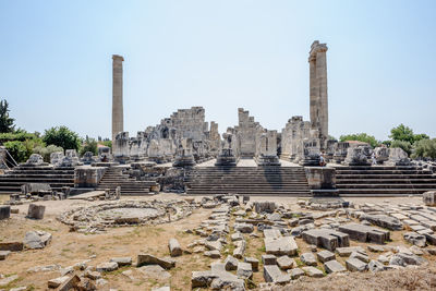 View of temple against sky