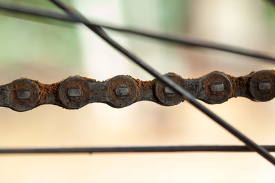 Close up of chain