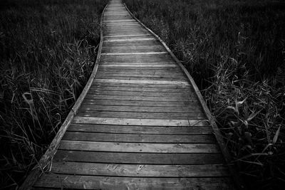 Close-up of boardwalk