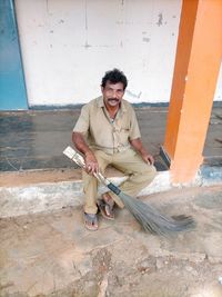Portrait of a smiling young man
