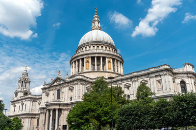 Low angle view of cathedral against sky