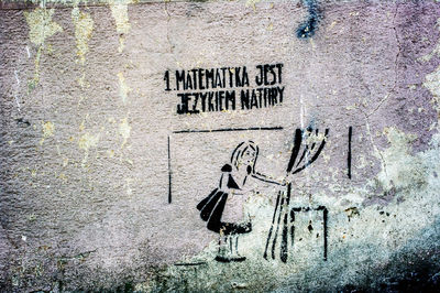 Information sign on wall