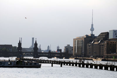 View of buildings at waterfront