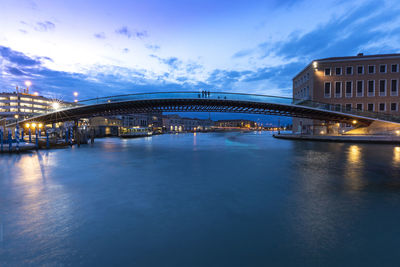 View of bridge over river