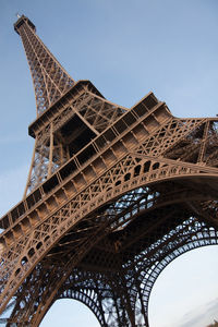 Low angle view of an eiffel tower