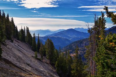 Lake martha hiking sunset peak, great western trail brighton rocky mountains, wasatch front, utah.