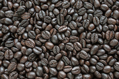 Full frame shot of coffee beans