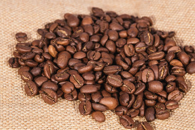 Close-up of coffee beans