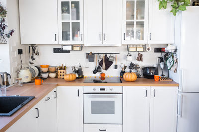 Interior of kitchen